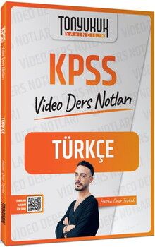 Tonyukuk Yayıncılık KPSS Türkçe Video Ders Notları
