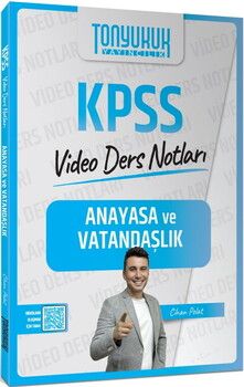 Tonyukuk Yayıncılık KPSS Anayasa ve Vatandaşlık Video Ders Notları