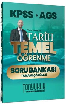 Tonyukuk Yayıncılık KPSS AGS Tarih Temel Öğrenme Tamamı Çözümlü Soru Bankası