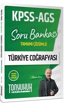 Tonyukuk Yayıncılık KPSS AGS Türkiye Coğrafyası Tamamı Çözümlü Soru Bankası