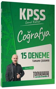 Tonyukuk Yayıncılık KPSS Genel Kültür Coğrafya Tamamı Çözümlü 15 Deneme