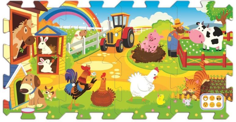 Trefl Puzzle Farm Fun 20 Köpük Parça Yer Puzzle'ı