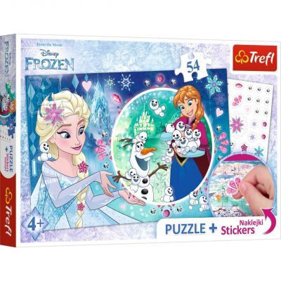 Trefl Puzzle Frozen 70 Parça Yapboz + Kalem