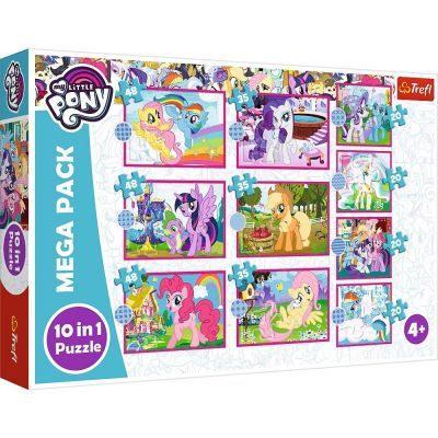 Trefl Puzzle Hasbro, Amazıng Ponıes/My Lıttle Ponny 10'lu 4x20+3x35+3x48 Parça Yapboz