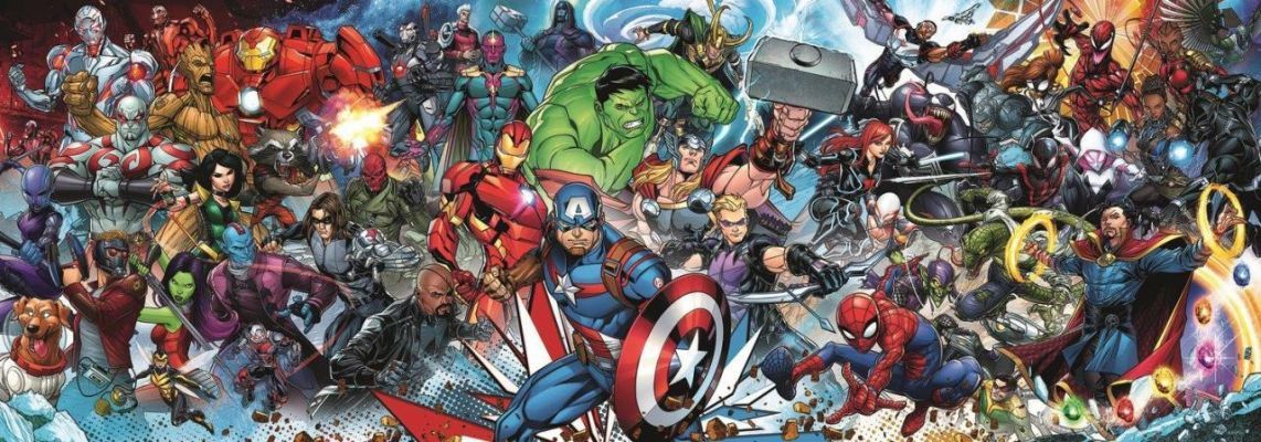 Trefl Puzzle Join The Marvel Universe 1000 Parça Panorama