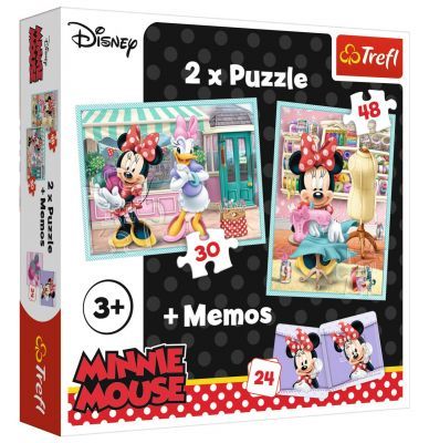 Trefl Puzzle Minnie's Hobby 2'li 30+48 Parça Yapboz 1 Memory Oyun