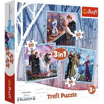 Trefl Puzzle The Magıcal Story / Dısney Frozen 2 20+36+50 Parça Yapboz