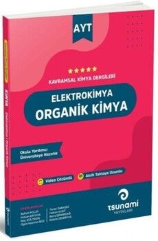 Tsunami Yayınları AYT Elektrokimya Organik Kimya Soru Bankası