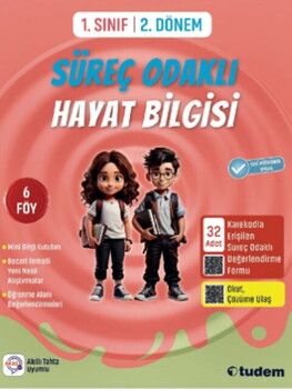Tudem Yayınları 1. Sınıf 2. Dönem Süreç Odaklı Hayat Bilgisi