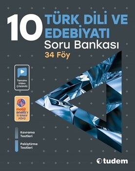 Tudem Yayınları 10. Sınıf Türk Dili ve Edebiyatı Soru Bankası