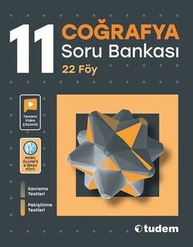 Tudem Yayınları 11. Sınıf Coğrafya Soru Bankası