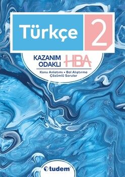 Tudem Yayınları 2. Sınıf Türkçe Kazanım Odaklı HBA