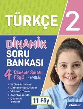 Tudem Yayınları 2. Sınıf Türkçe Dinamik Soru Bankası