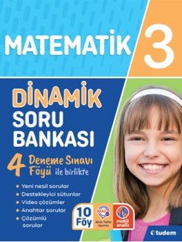 Tudem Yayınları 3. Sınıf Matematik Dinamik Soru Bankası