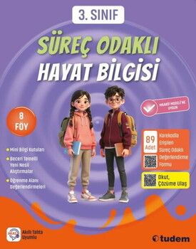 Tudem Yayınları 3. Sınıf Süreç Odaklı Hayat Bilgisi