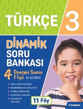 Tudem Yayınları 3. Sınıf Türkçe Dinamik Soru Bankası