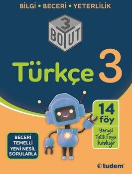 Tudem Yayınları 3. Sınıf Türkçe 3 Boyut