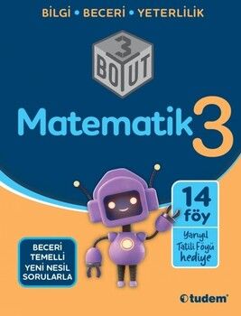 Tudem Yayınları 3. Sınıf Matematik 3 Boyut