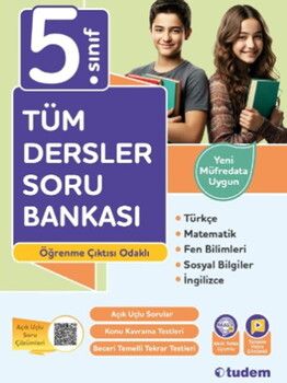 Tudem Yayınları 5. Sınıf Tüm Dersler Soru Bankası