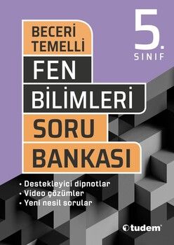 Tudem Yayınları 5. Sınıf Fen Bilimleri Beceri Temelli Soru Bankası