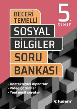 Tudem Yayınları 5. Sınıf Sosyal Bilgiler Beceri Temelli Soru Bankası