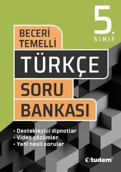Tudem Yayınları 5. Sınıf Türkçe Beceri Temelli Soru Bankası