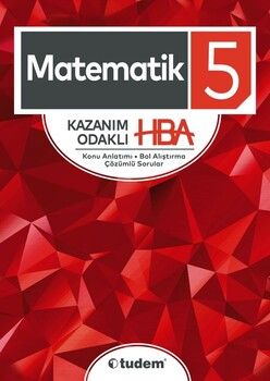 Tudem Yayınları 5. Sınıf Matematik Kazanım Odaklı HBA