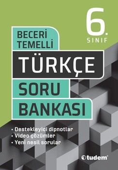 Tudem Yayınları 6. Sınıf Türkçe Beceri Temelli Soru Bankası