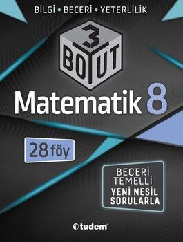 Tudem Yayınları 8. Sınıf Matematik 3 Boyut 28 li Föy