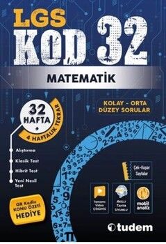 Tudem Yayınları 8. Sınıf LGS Matematik Kod 32 Tekrar Testleri