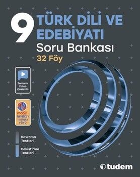 Tudem Yayınları 9. Sınıf Türk Dili ve Edebiyatı Soru Bankası