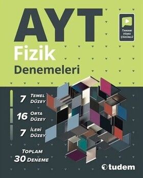 Tudem Yayınları AYT Fizik 30 Deneme