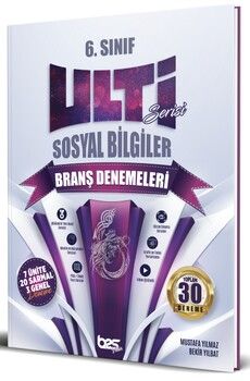 Ulti Yayınları 6. Sınıf Sosyal Bilgiler  Denemeleri