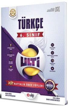 Ulti Yayınları 6. Sınıf Türkçe Haftalık Ödev Föyleri