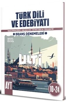 Ulti Yayınları AYT Türk Dili ve Edebiyatı 10 x 24 Branş Denemeleri