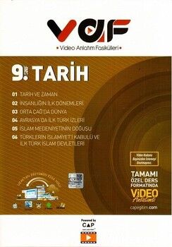Vaf Yayınları 9. Sınıf Tarih Video Anlatım Fasikülleri