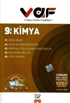 Vaf Yayınları 9. Sınıf Kimya Video Anlatım Fasikülleri