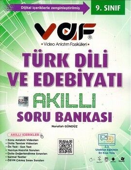 Vaf Yayınları 9. Sınıf Türk Dili ve Edebiyatı Akıllı Soru Bankası