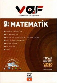 Vaf Yayınları 9. Sınıf Matematik Video Anlatım Fasikülleri