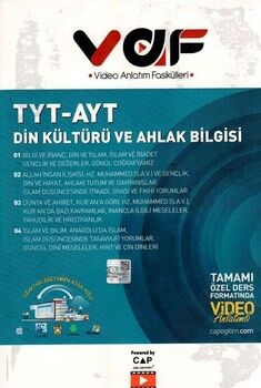 Vaf Yayınları TYT AYT Din Kültürü ve Ahlak Bilgisi Video Anlatım Fasikülleri