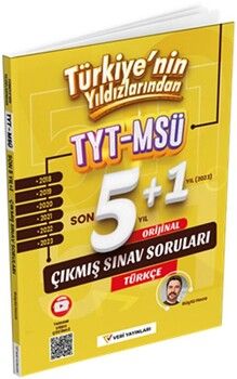 Veri Yayınları TYT MSÜ Türkçe Son 6 Yıl Çıkmış Sınav Soruları