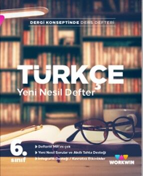 Workwin Yayınları 6. Sınıf Türkçe Yeni Nesil Defter