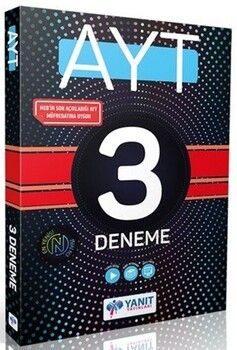 Yanıt Yayınları AYT 3 lü Fasikül Deneme