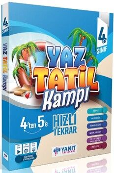 Yanıt Yayınları 4. Sınıf Yaz Tatil Kitabı Kampı