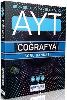 Yanıt Yayınları AYT Coğrafya Baştan Sona Soru Bankası