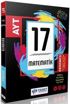 Yanıt Yayınları AYT Matematik Çözümlü 17 Deneme