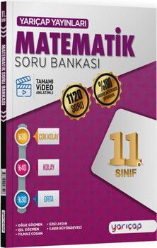 YarıÇap Yayınları 11. Sınıf Matematik Maarif Soru Bankası
