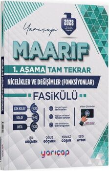 YarıÇap Yayınları 2028 Nicelikler ve Değişimler Maarif Fasikülü 1. Aşama