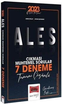 Yargı 2023 ALES Çıkması Muhtemel Sorular 7 Deneme