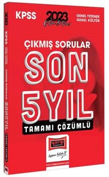 Yargı 2023 KPSS Genel Yetenek Genel Kültür Tamamı Çözümlü Son 5 Yıl Çıkmış Sınav Soruları